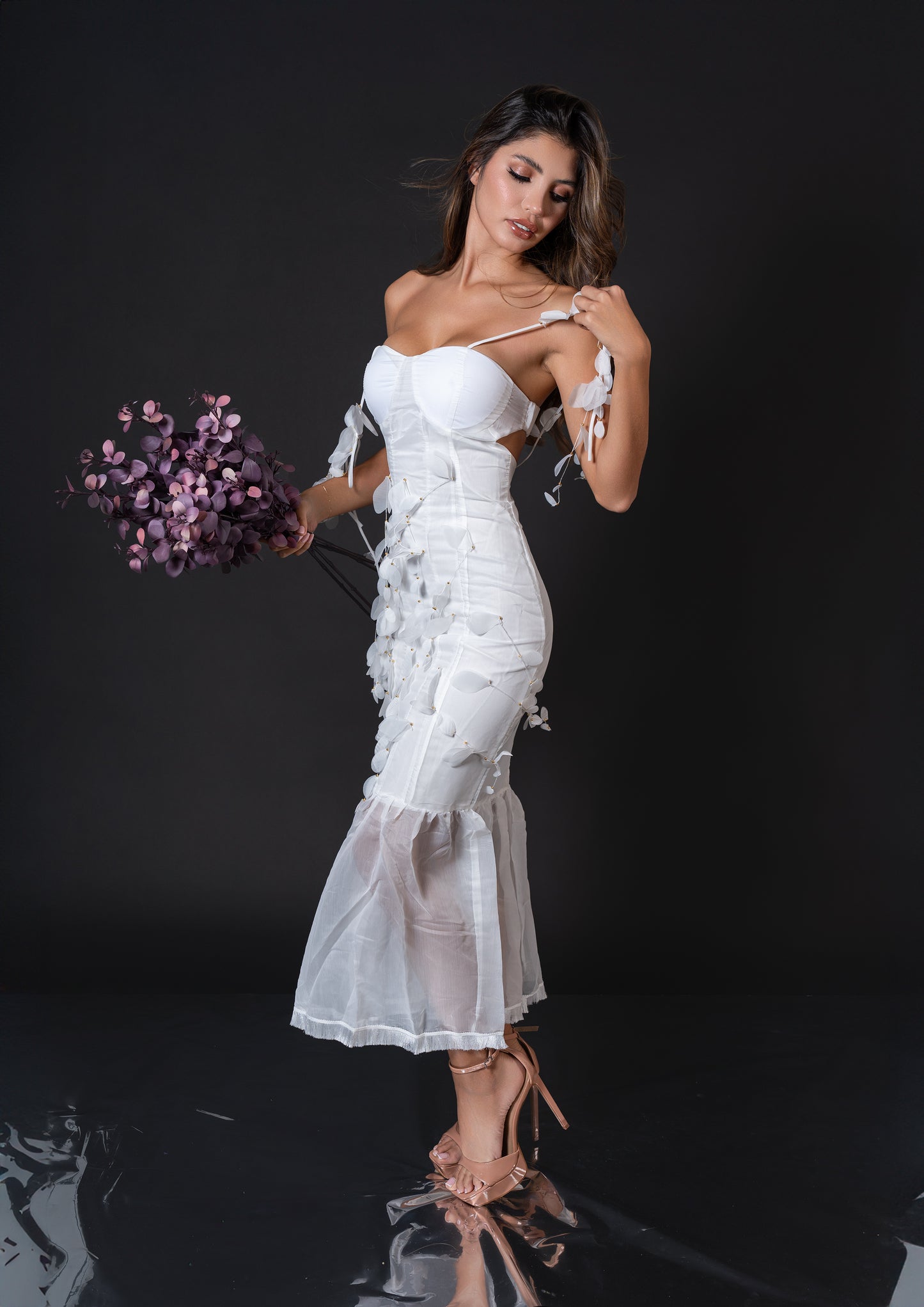 linen corset dress Isla